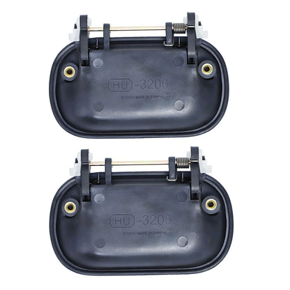 2 x Outer Door Handle Black for Isuzu N Serie (1994–2008)