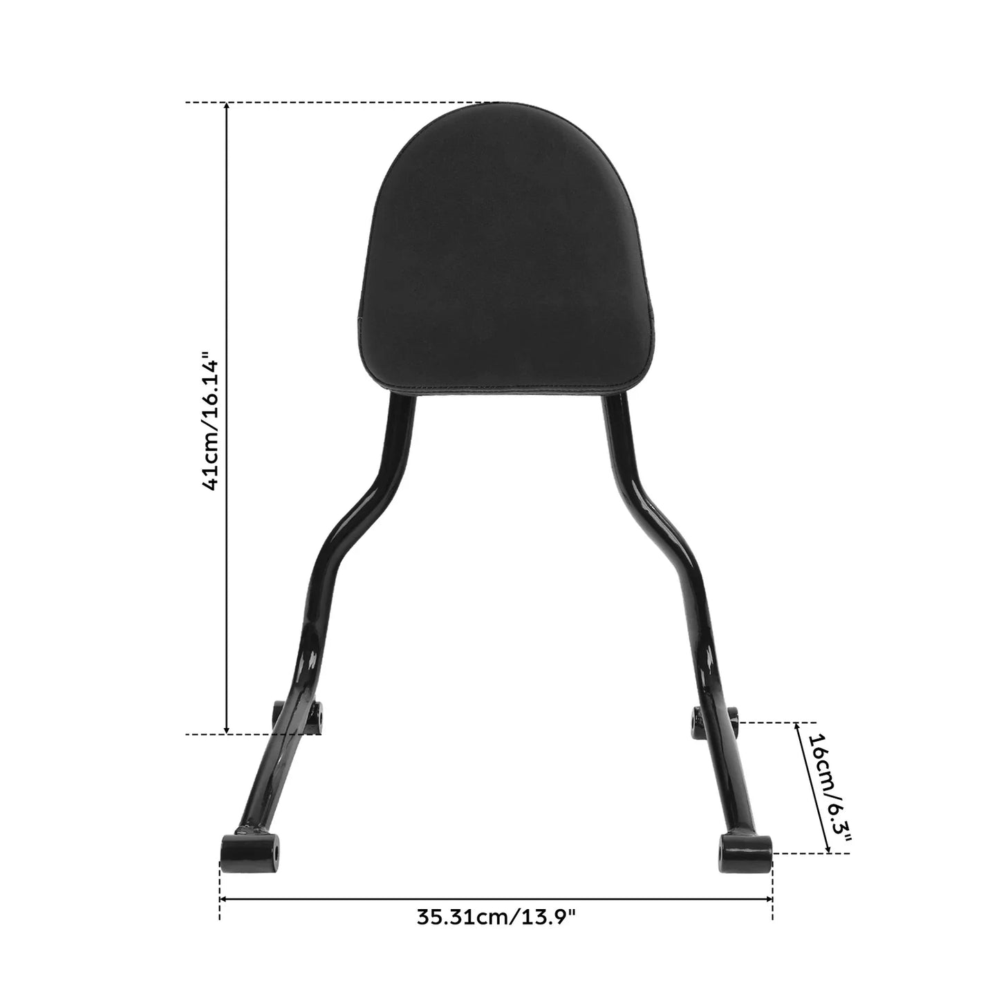 Rear Passenger Backrest Pad Sissy Bar for BMW R18 (2020-2025)
