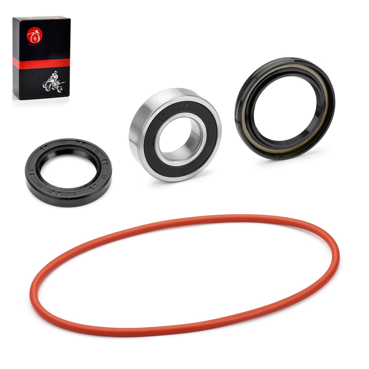 Rear Brake Drum Dust & Oil Seal w/ Bearing for Yamaha Big Bear 250 (2007–2009)