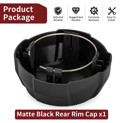 Rear Matte Black Rim Cap for Polaris Ranger Crew SP 570 (2022–2025)