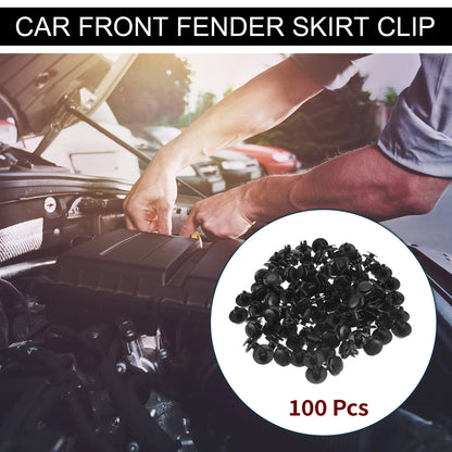 100 Pcs Front Fender Skirt Clip for Honda Civic (2013–2021) & Honda Fit (2015–2021)