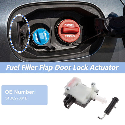 Fuel Filler Flap Door Latch Lock Actuator Motor for Skoda Rapid (2013–2017)