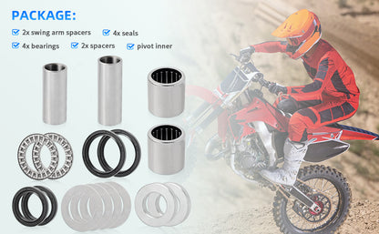 Swing Arm Bearing Seal Kit for Honda CRF250X (2004–2017)
