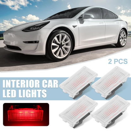 Set of 4 LED Footwell Lights for Tesla Model 3/Y/S/X (2017–2023)