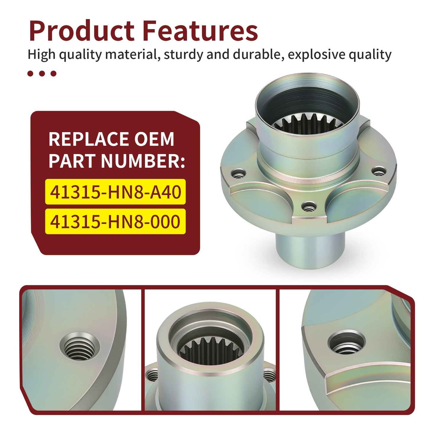 Rear Differential Pinion Joint for Honda Rancher 420 (2009–2014)