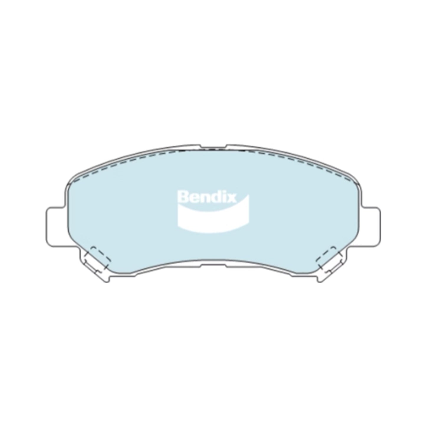 Set of 4 Front Disc Brake Pads for Suzuki Kizashi (2010–2015)