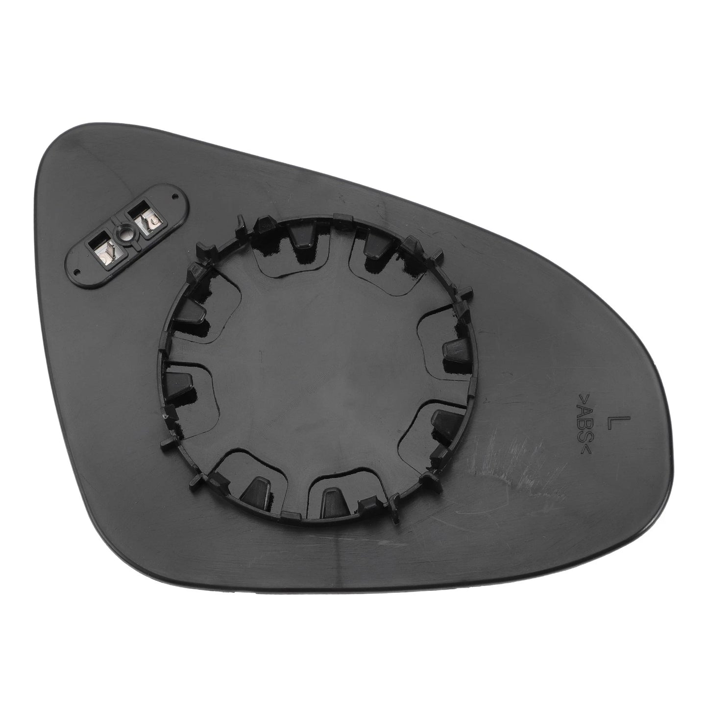 Left Side Heated White Mirror Glass for Toyota C-HR (2016–2023)
