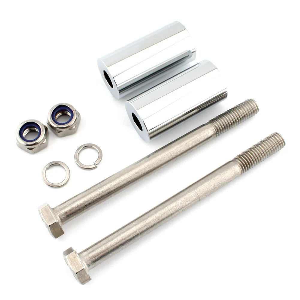 2" Chrome Handlebar Risers for Kawasaki Vulcan 800 900 1500 1600 2000