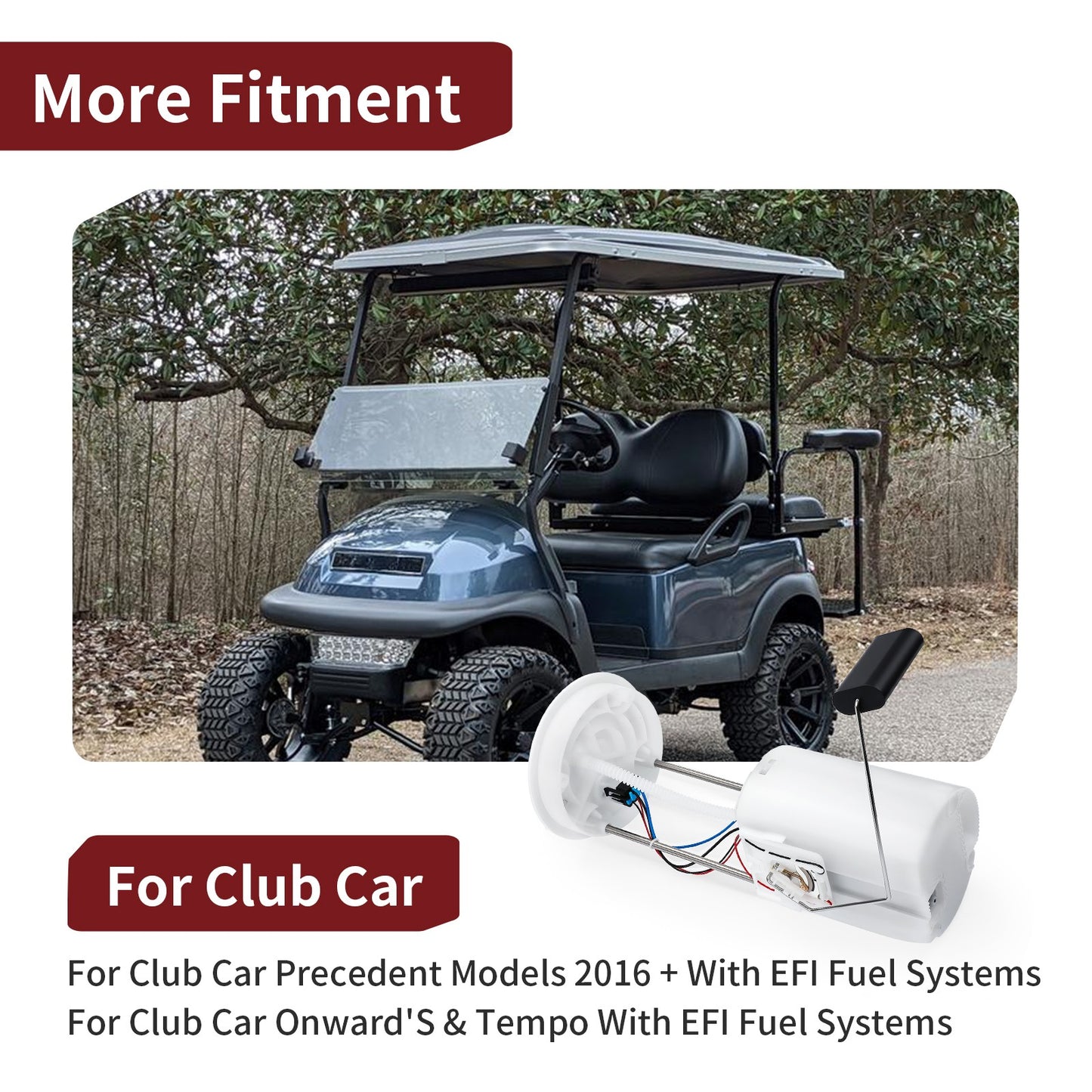 Fuel Pump Module Assembly for Club Car Precedent (2016–2023)