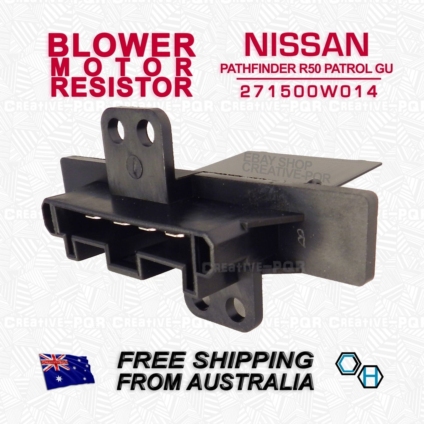 Blower Motor Heater Fan Resistor for Nissan Pathfinder R50 (1995–2004)