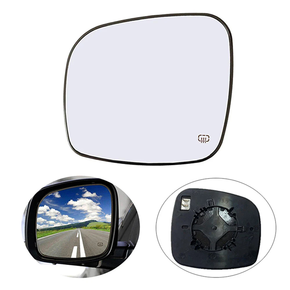 Left Rearview Mirror Glass for Dodge Grand Caravan, Town & Country (2008-2020)