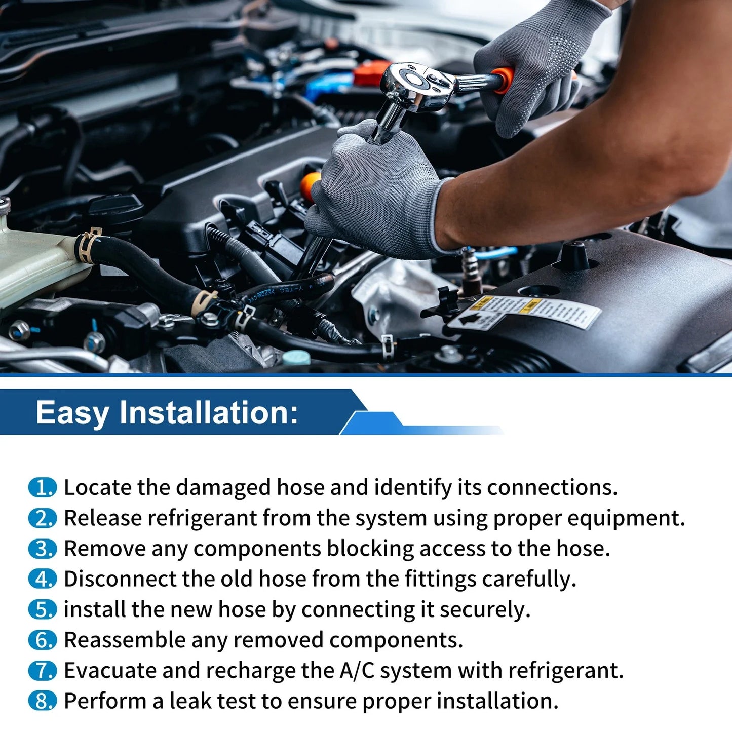 A/C Refrigerant Liquid Hose for Honda Fit (2015-2018)