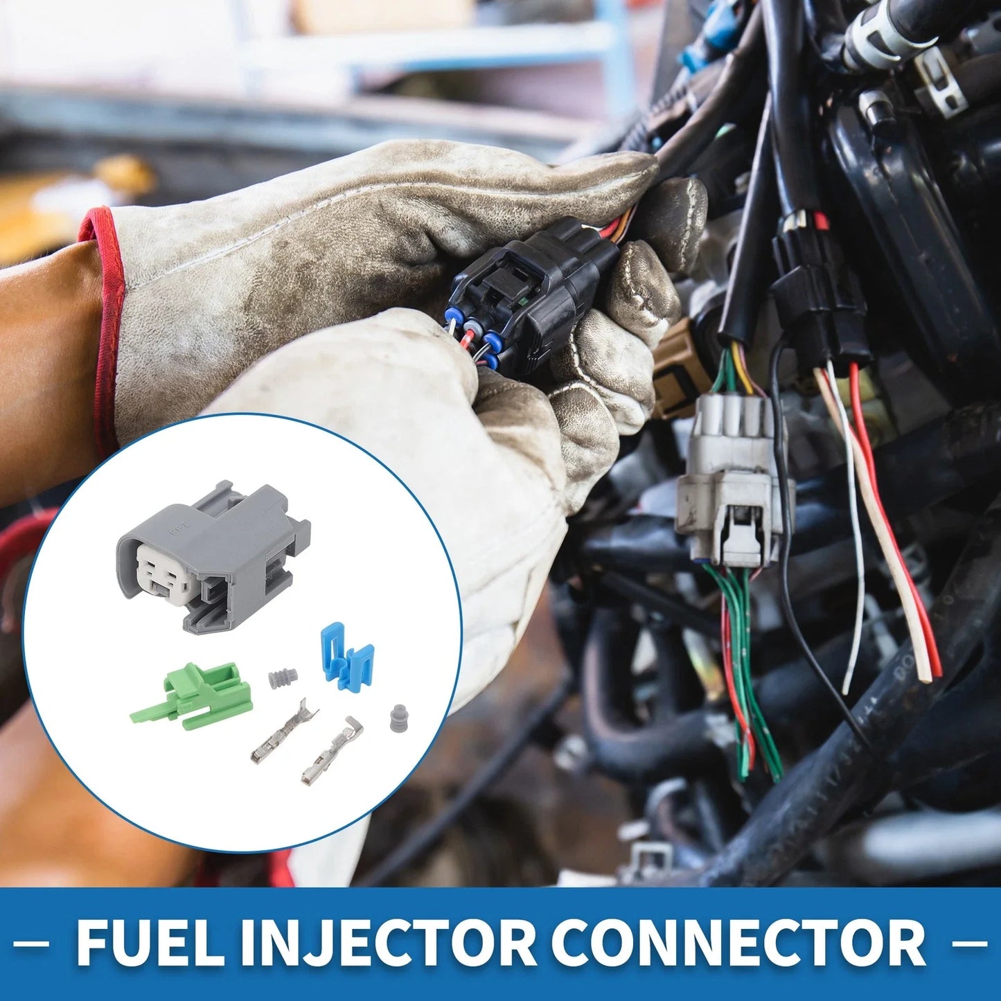 Fuel Injector Connector for Chevrolet EV6 - 1 Set Plastic Copper (2023)