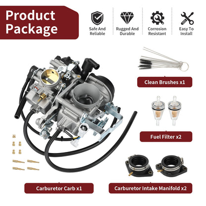 Carburetor and Intake Manifold for Yamaha V Star 1100 Classic (2000–2005)