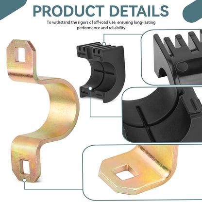 Set of 2 Rear Stabilizer Bar Bushings for Polaris RZR 570 Ranger 900 1000