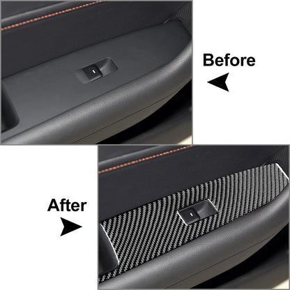 Window Lift Switch Panel Cover Trim for Hyundai Sonata 2015-2019