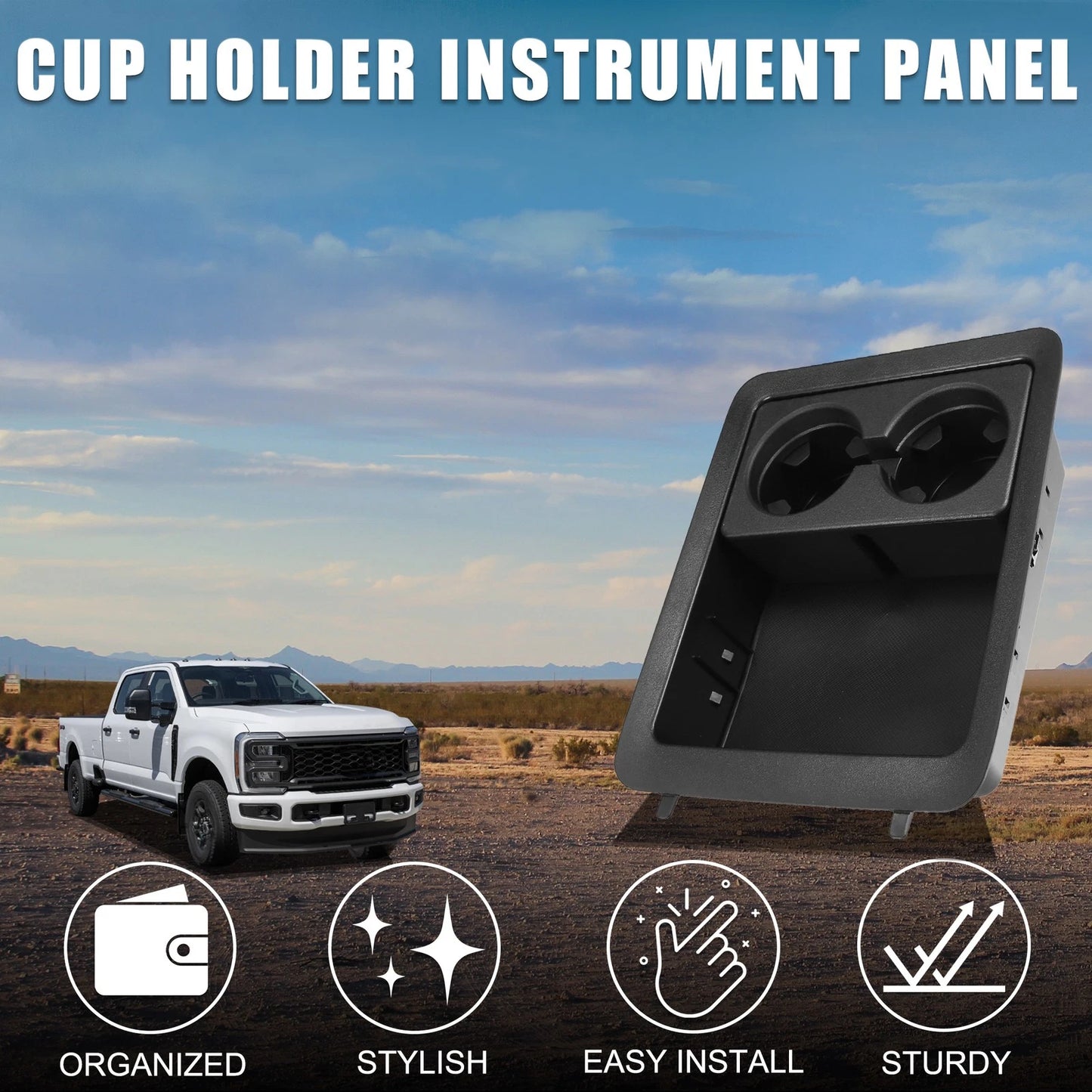 Cup Holder for Chevrolet Avalanche (2002–2013) No. 22860866 Black