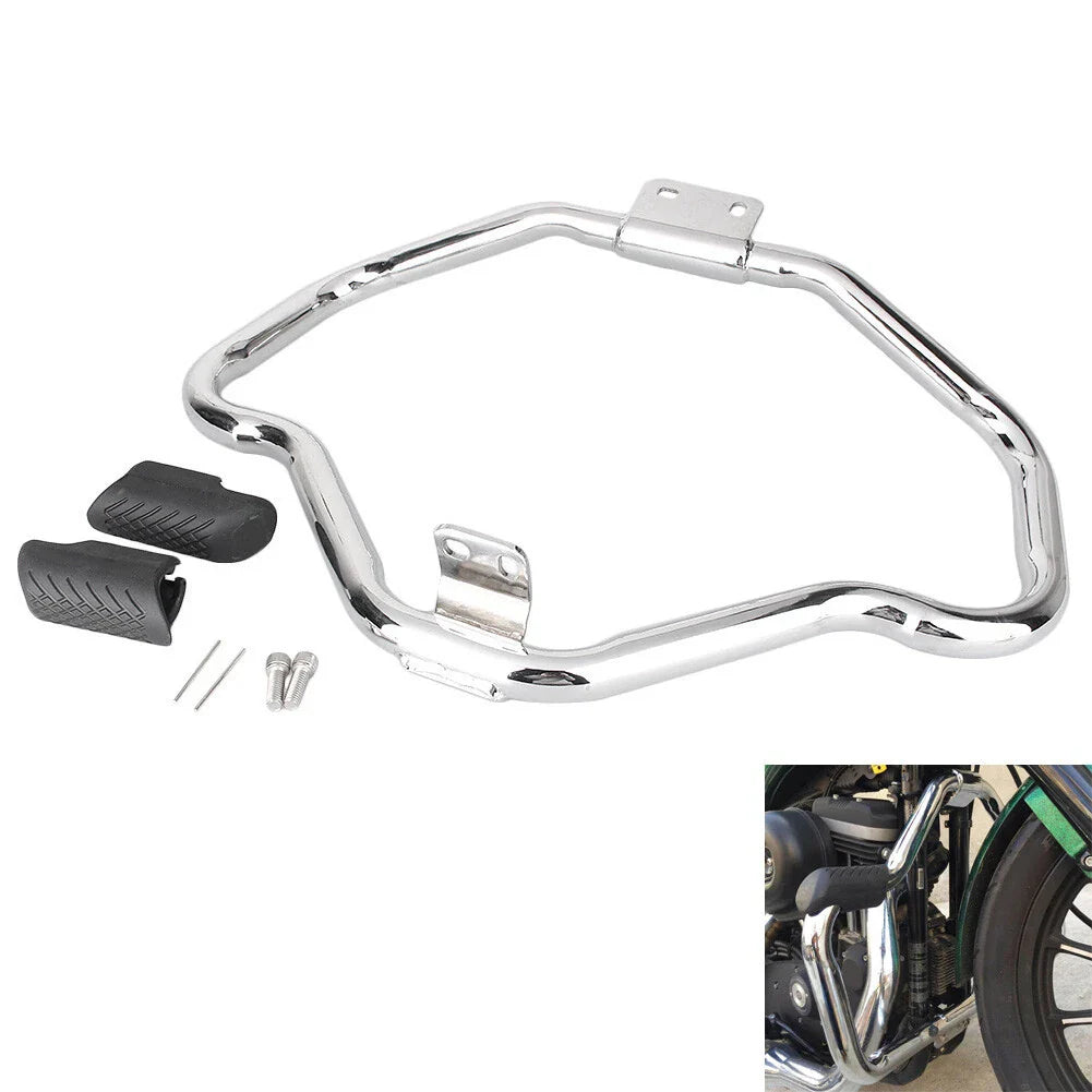 Black Crash Bars Protector for Harley Davidson Sportster XL883 (2004-2016)