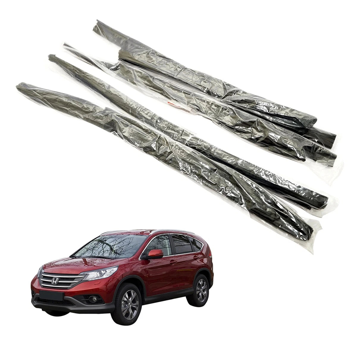 Set of 4 Door Glass Run Channels for Honda CR-V (2012–2016)