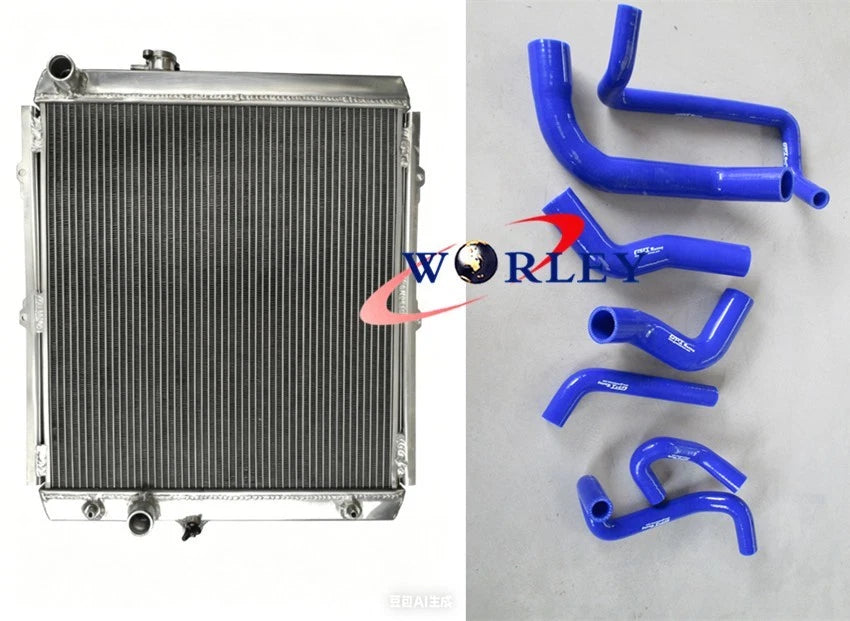 Set of 4 Aluminum Radiators for Hilux VZN167 (1997–2004)