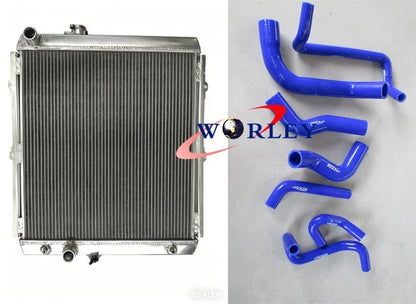 Set of 4 Aluminum Radiators for Hilux VZN167 (1997–2004)