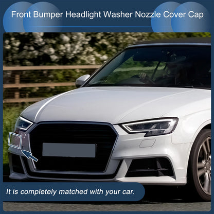 Front Right Washer Nozzle Cover Cap for Audi A3 8V (2016–2020) 1 Pcs Black