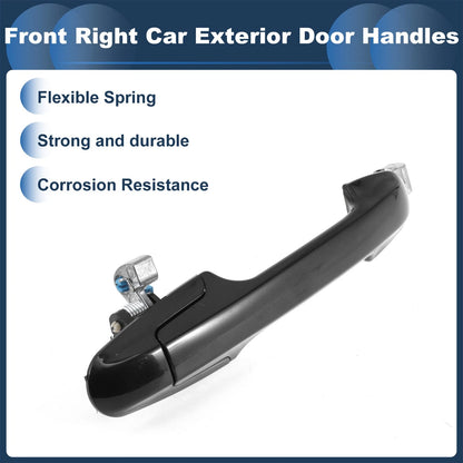 Front Right Door Handle No. 72140SDET01 for Honda Accord (2003–2007) Black