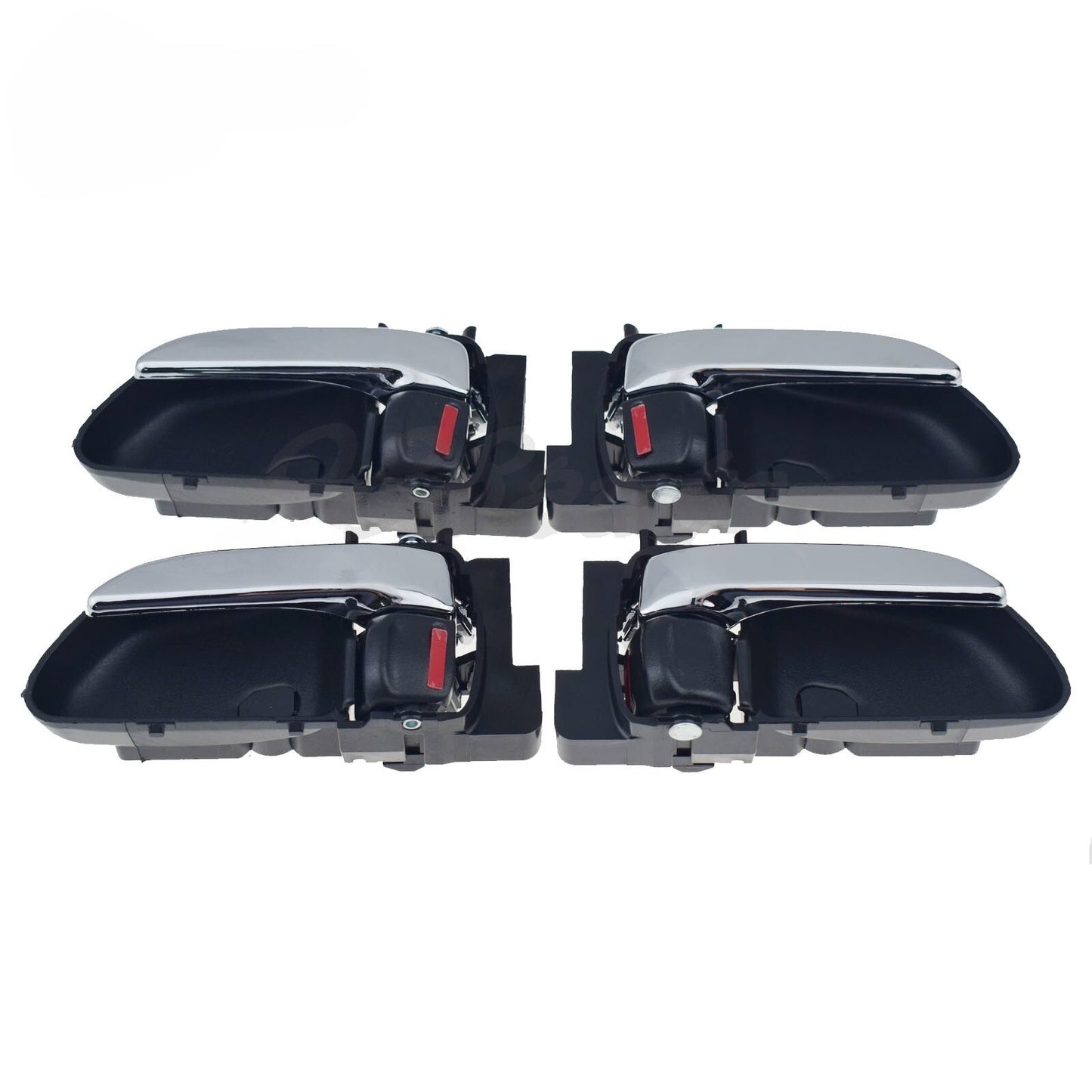 Set of 2 Chrome Interior Door Handles for Subaru Forester (2003–2008)