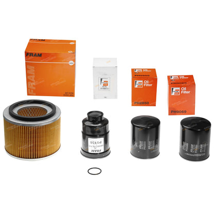 Air Oil Fuel Filter Service Kit for Nissan Patrol GU (1999–2006)
