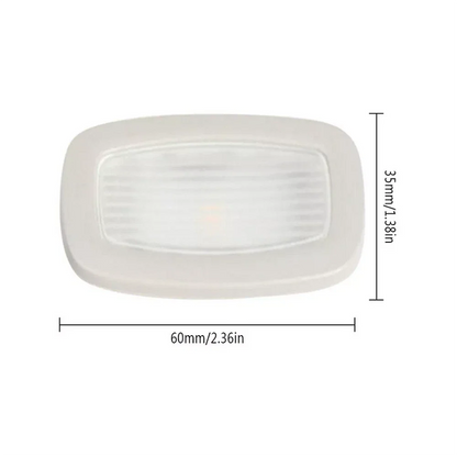 Gray Make-Up Mirror Lamp Interior Light for Mercedes W253 C253 GLC W222 C217 (2015-2023)