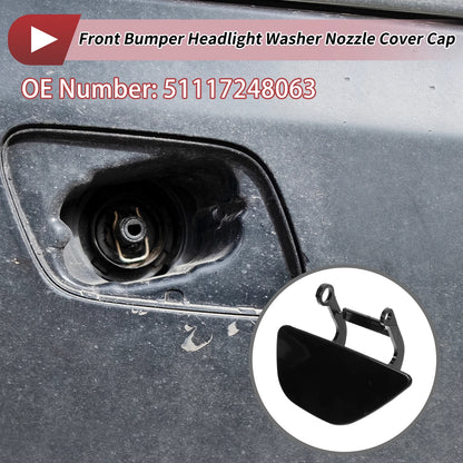 Front Left Washer Nozzle Cover Cap No. 51117248063 for BMW 535i GT (2010–2017)