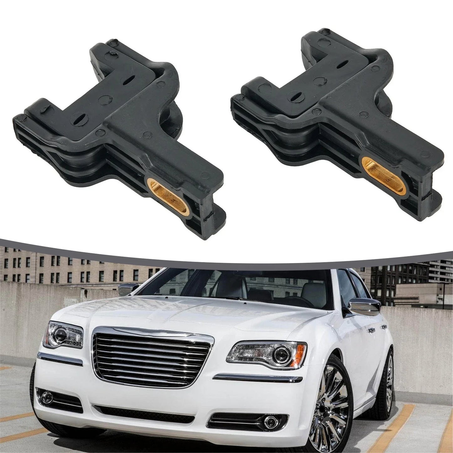 Bracket Insulator Radiator Bracket Accessories for Black Car Practical
