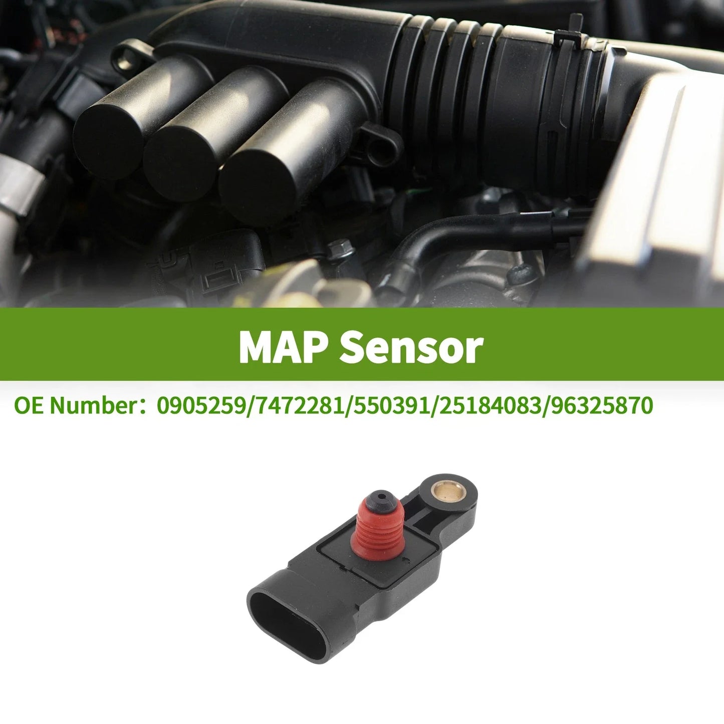 MAP Sensor for Chevrolet Kalos 1.4 (2004-2012)