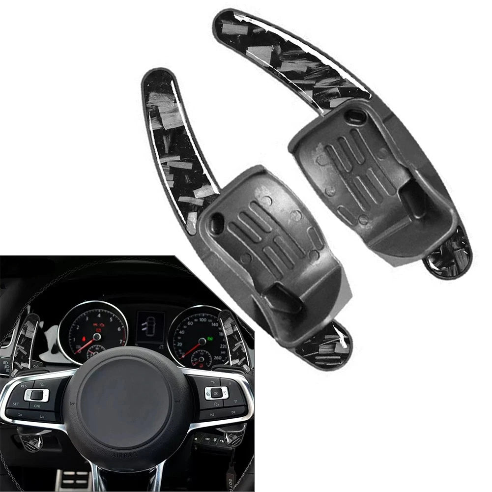 Carbon Fiber Shift Knob Badge Emblem for Volkswagen Golf MK7 CC (2015–2020)