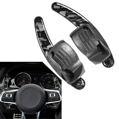 Carbon Fiber Shift Knob Badge Emblem for Volkswagen Golf MK7 CC (2015–2020)