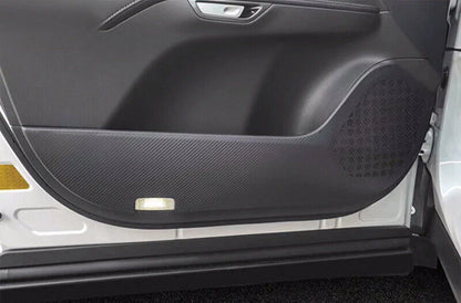 4x Inner Door Anti-Kick Carbon Fiber Leather for Lexus RX 350 (2023–2025)