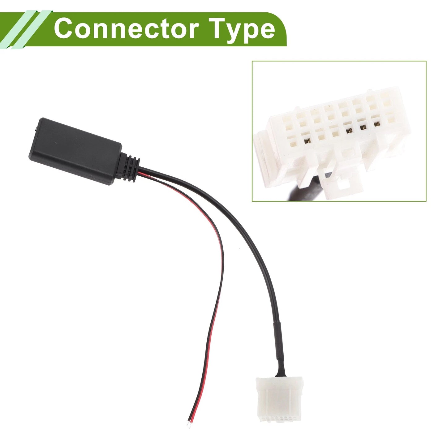 Bluetooth AUX Adapter Stereo Radio Harness for Mazda 3 (2006)