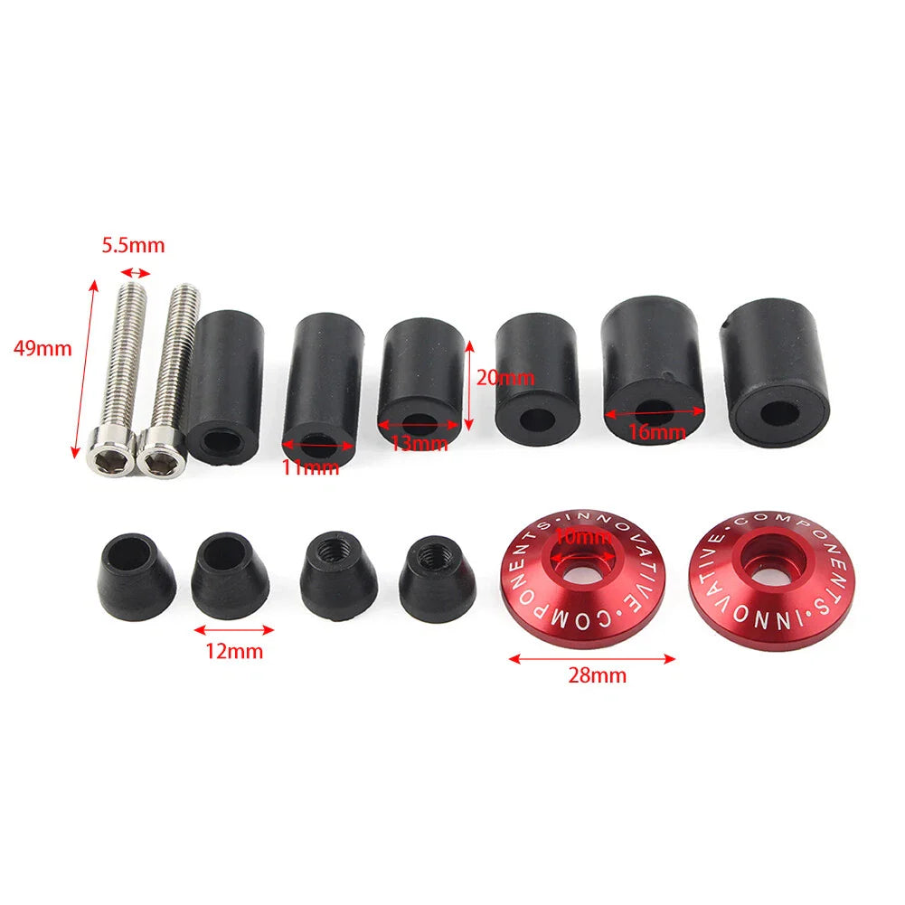 CNC 7/8" Handle Bar End Cap Grips Plugs for Motorcycle Dirt Bike