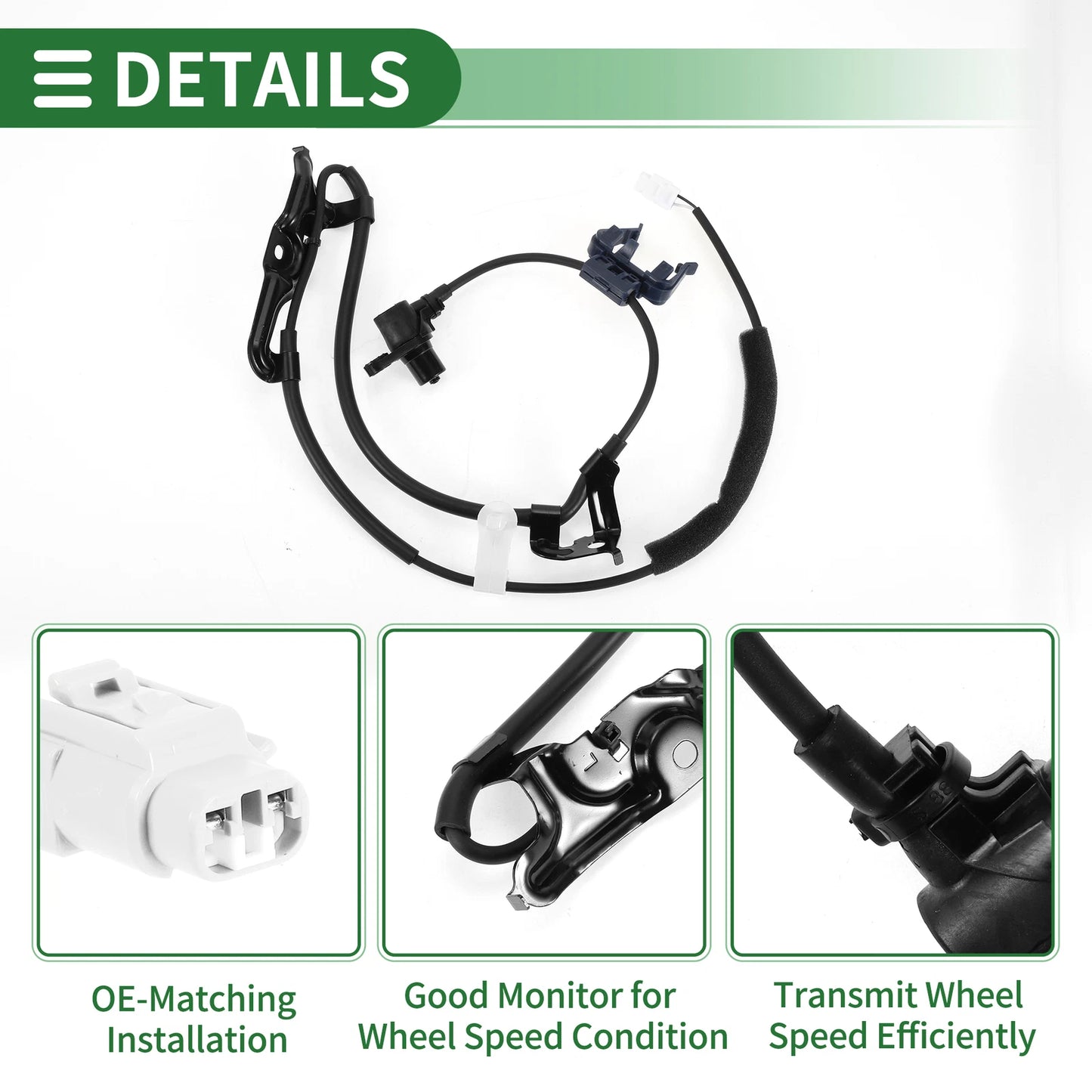 ABS Wheel Speed Sensor No. 8954208030 for Toyota Sienna (2004–2010)
