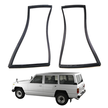 Set of 2 Rear Corner Weatherstrips for Nissan Patrol Y60 (1991–1995)