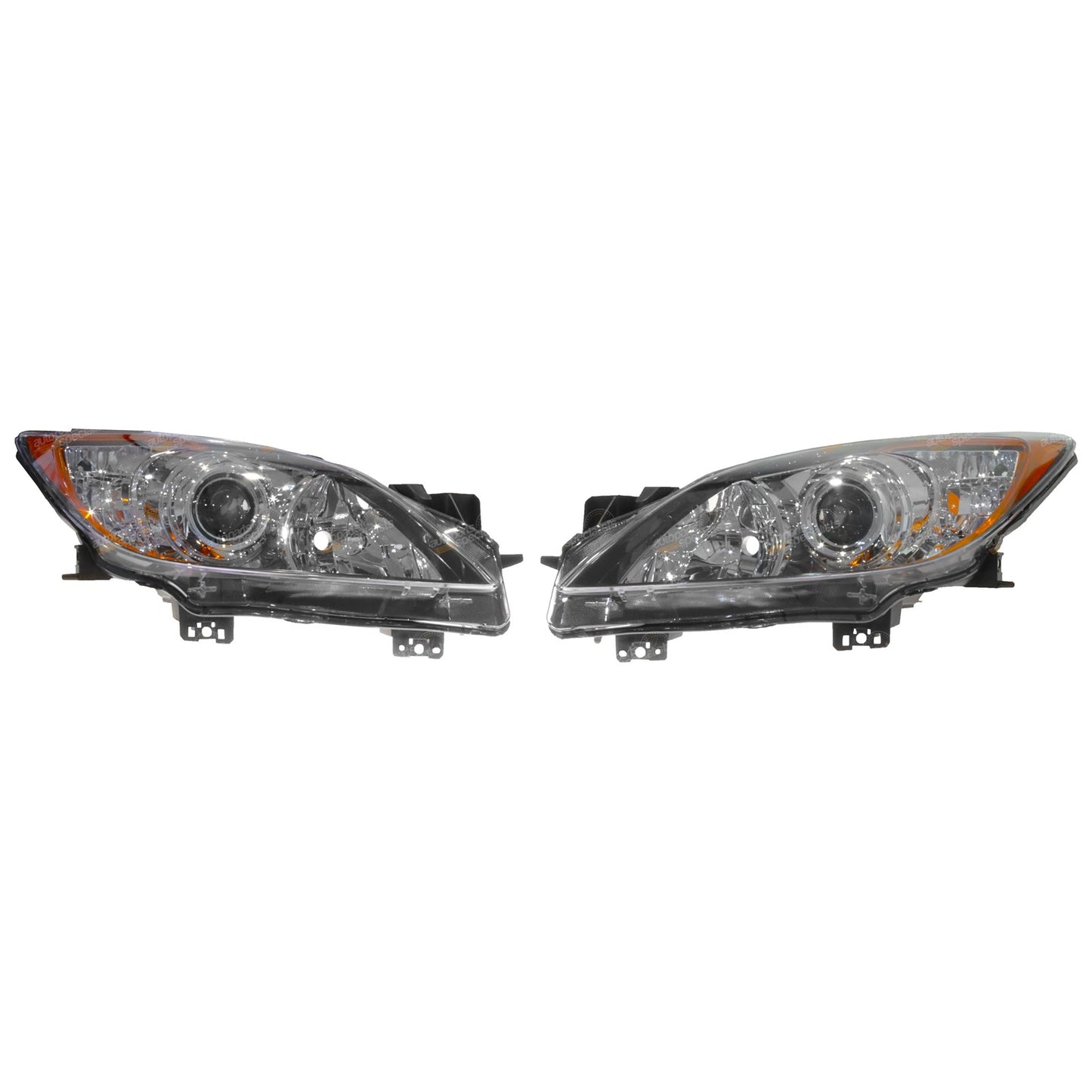 Headlights Pair for Mazda 3 BL Series Sedan/Hatch (2009-On)
