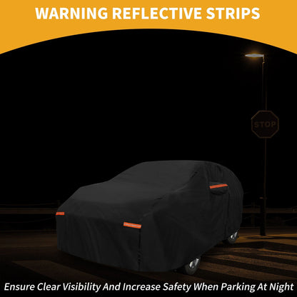 Waterproof Car Cover for Honda Odyssey (All Weather, 190T-PU, Black)