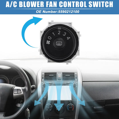 A/C Blower Fan Control Switch No. 5590212100 for Toyota Corolla (2009–2013)