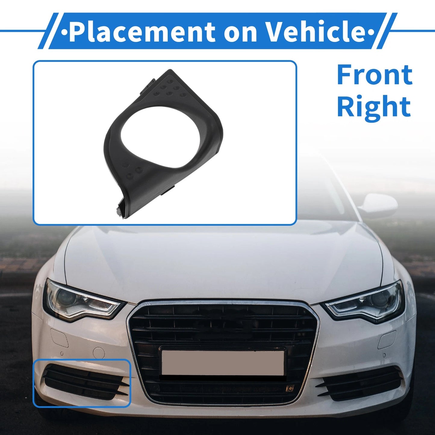 Front Right Fog Light Grill No. 71103TL0G00 for Honda Accord, Acura TSX (2009–2012)