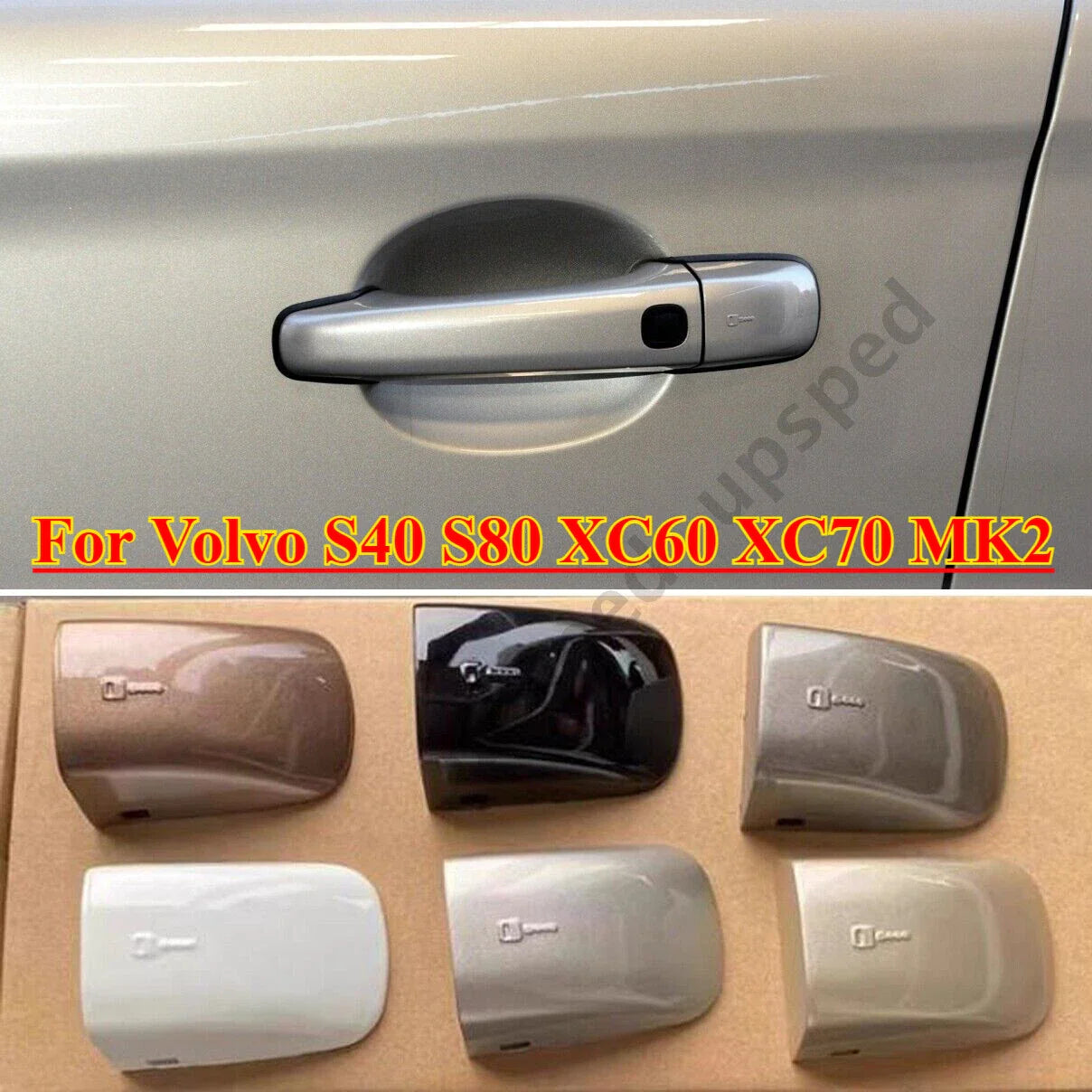 Front Left Car Door Handle Cover Cap for Volvo S40 S80 XC60 XC70 MK2