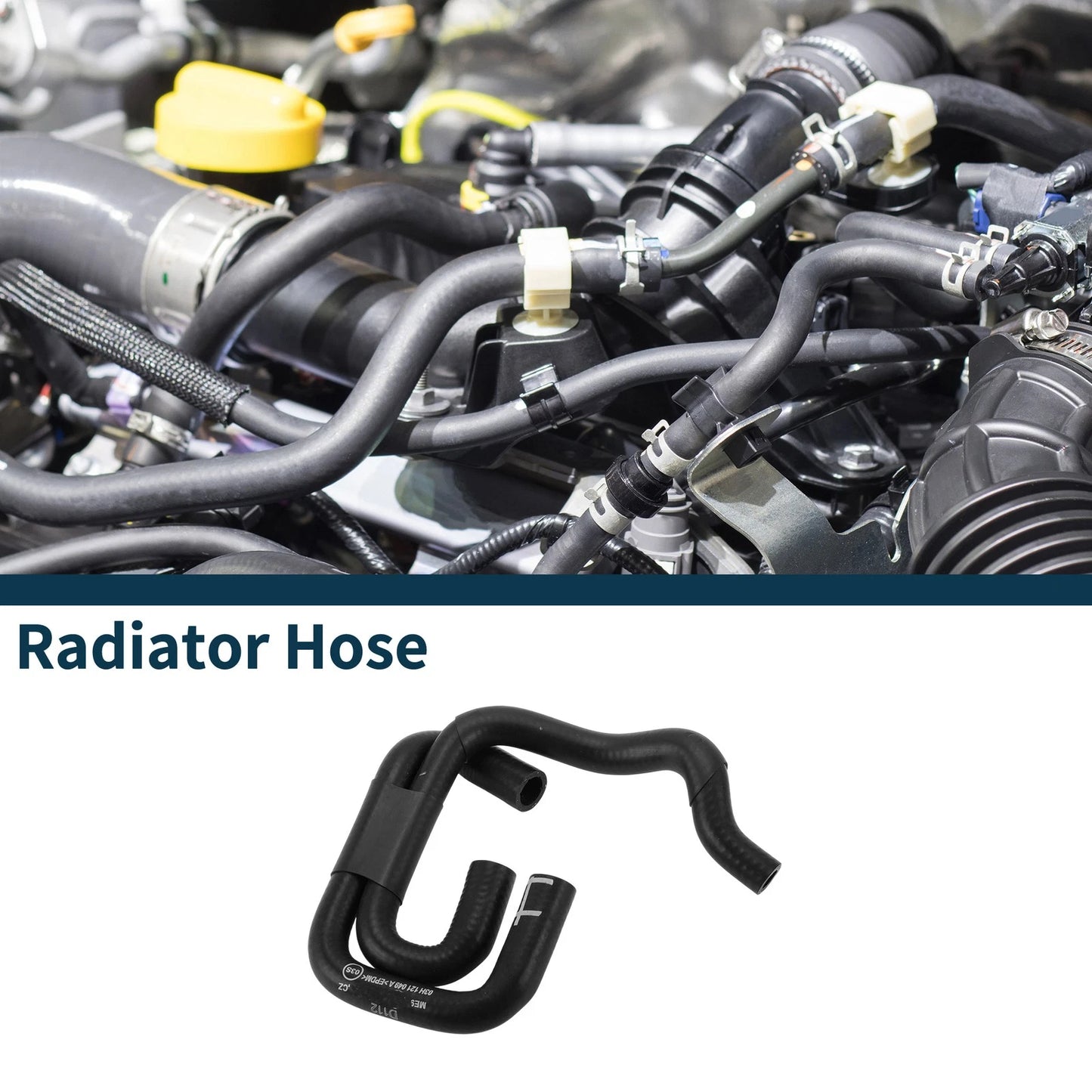 Radiator Hose for Porsche Cayenne (2017) No. 95510605200 Rubber