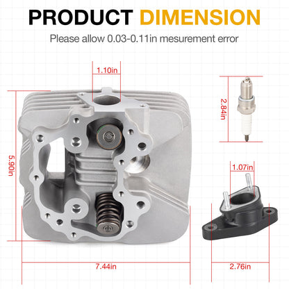 Cylinder Head for Honda TRX250EX/TRX250X/TRX250 TE/TM (2003–2014)