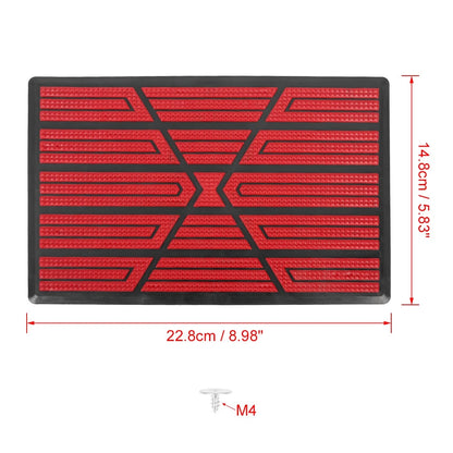 2Pcs Universal Floor Carpet Mat Patch Heel Scuff Plate Foot Rest Pad