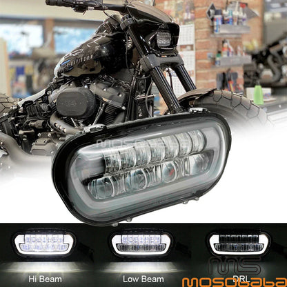 LED Headlight Projector for Harley Fat Bob FXFB 107/114 FXFBS (2018-2022)