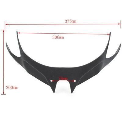 Front Aerodynamic Winglet for Kawasaki Ninja 250 400 (2018-2023) Green